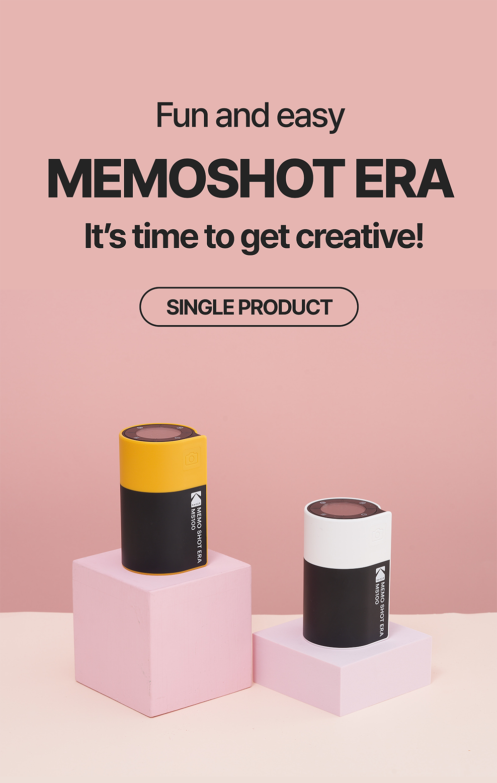 KODAK MemoShot Era Camera Polaroid Label Printer